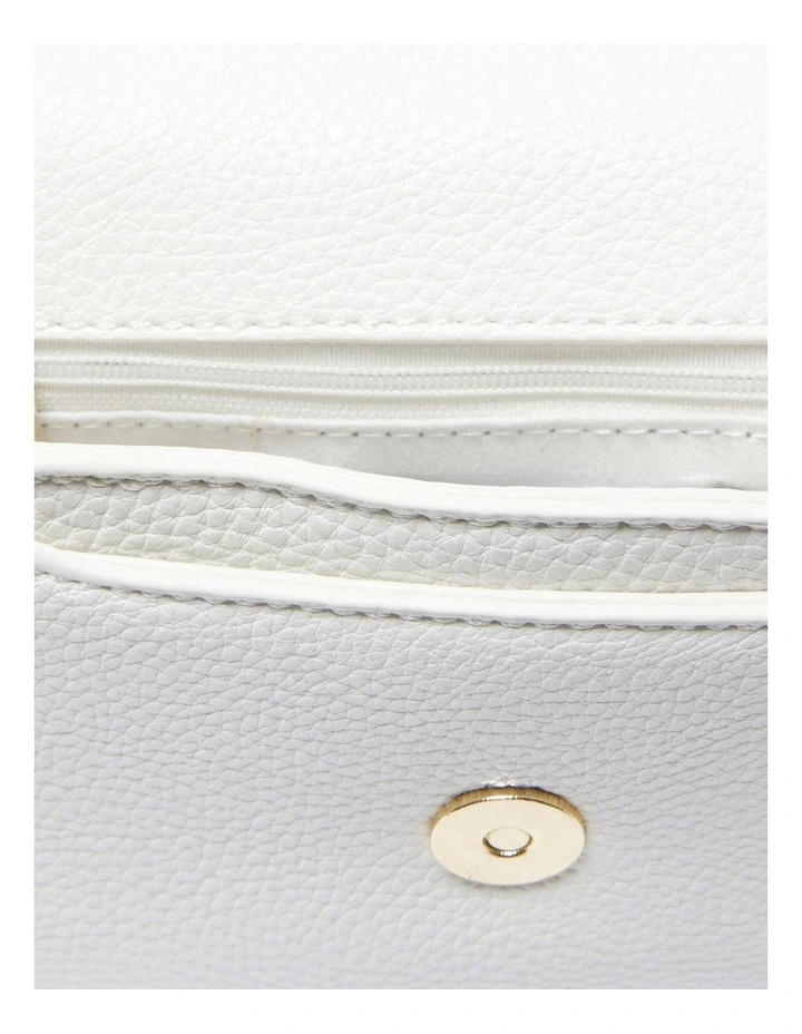 H-Jessie Crossbody Bag in White Pebble image 4