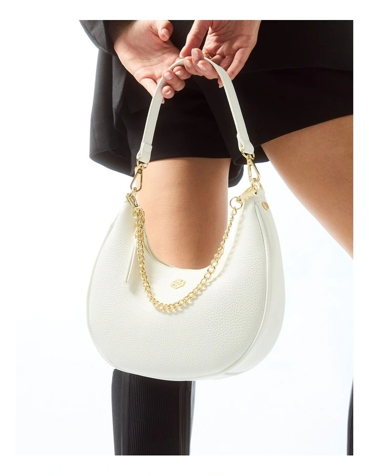 H-Julia Bag in White Pebble image 5