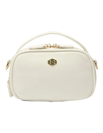 Olsen Crossbody Bag in White Smooth