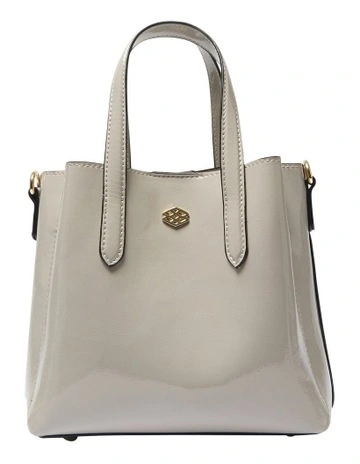 Jada Bag in Grey Crinkle Patent