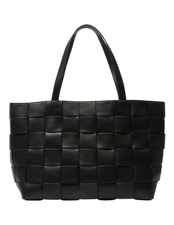 Lisa Tote Bag in Chocolate Weave
