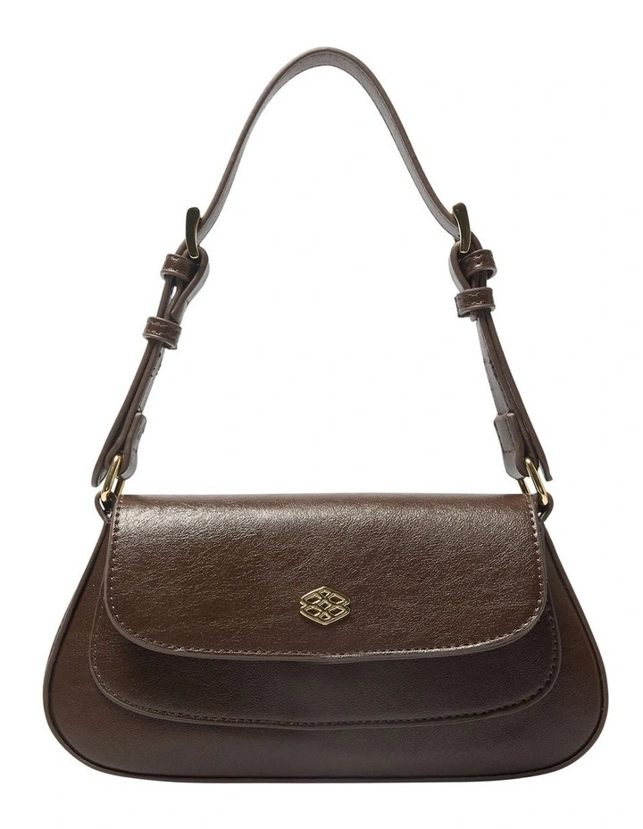 Kyla Shoulder Bag in Chocolate image 1