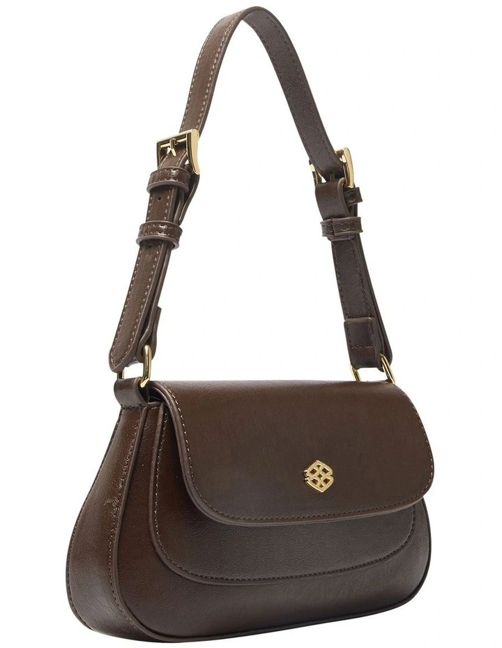 Kyla Shoulder Bag in Chocolate image 2