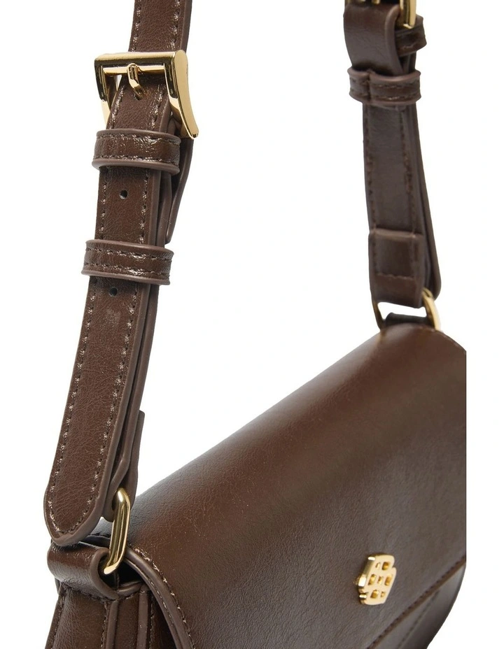 Kyla Shoulder Bag in Chocolate image 4