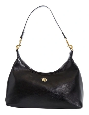 Nia Bags in Black Crinkle