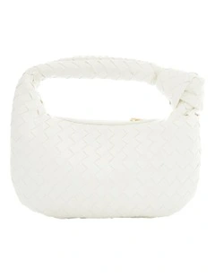 Bazz Bag in White Weave