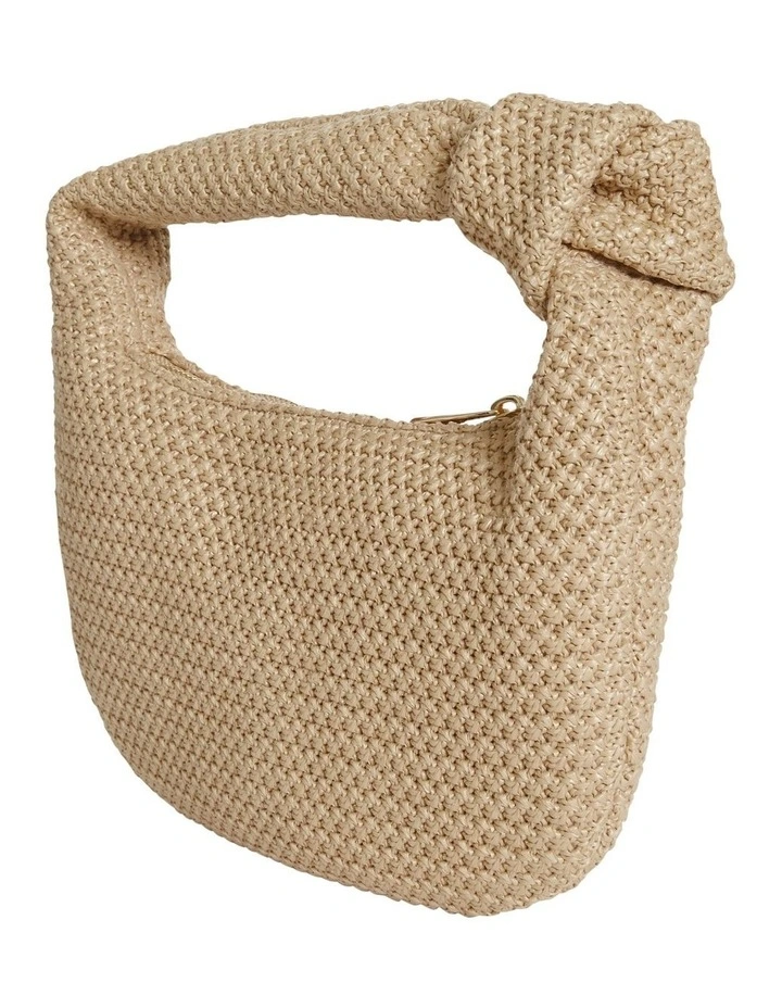 Bazz Bag in Natural Raffia image 2