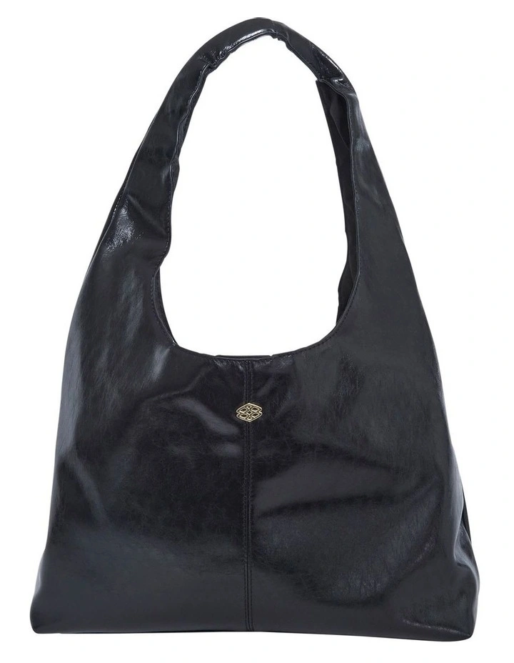 Nimble Hobo Bag in Black Crinkle image 1