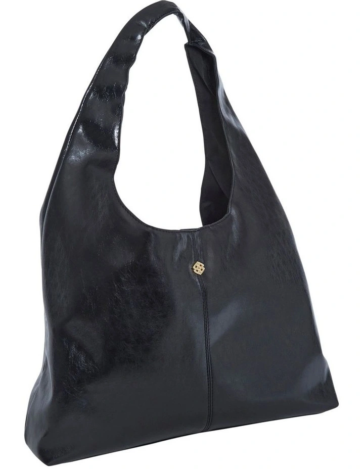 Nimble Hobo Bag in Black Crinkle image 2