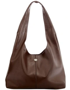 Nimble Hobo Bag in Chocolate Crinkle