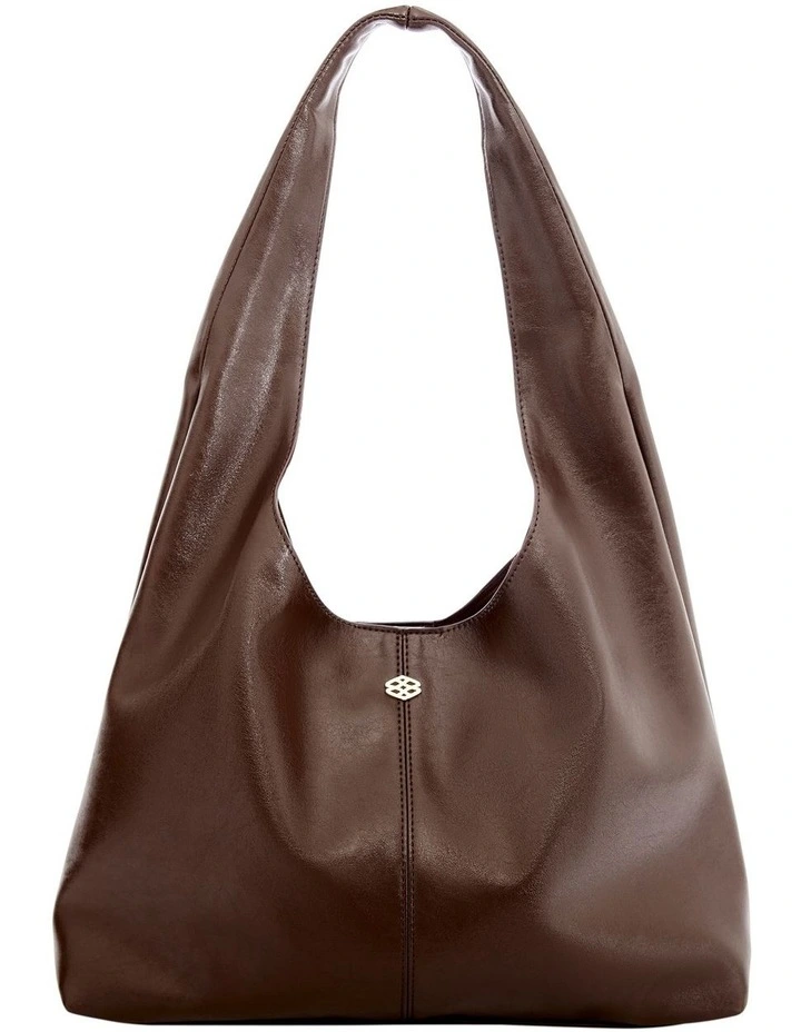 Nimble Hobo Bag in Chocolate Crinkle image 1