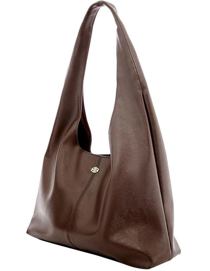 Nimble Hobo Bag in Chocolate Crinkle image 2