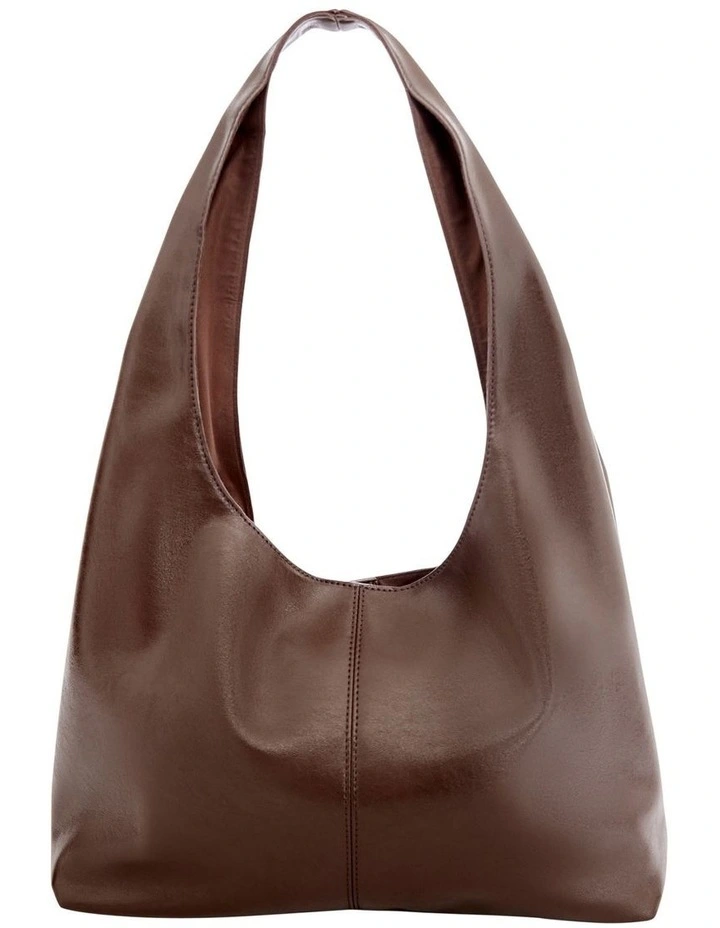 Nimble Hobo Bag in Chocolate Crinkle image 3