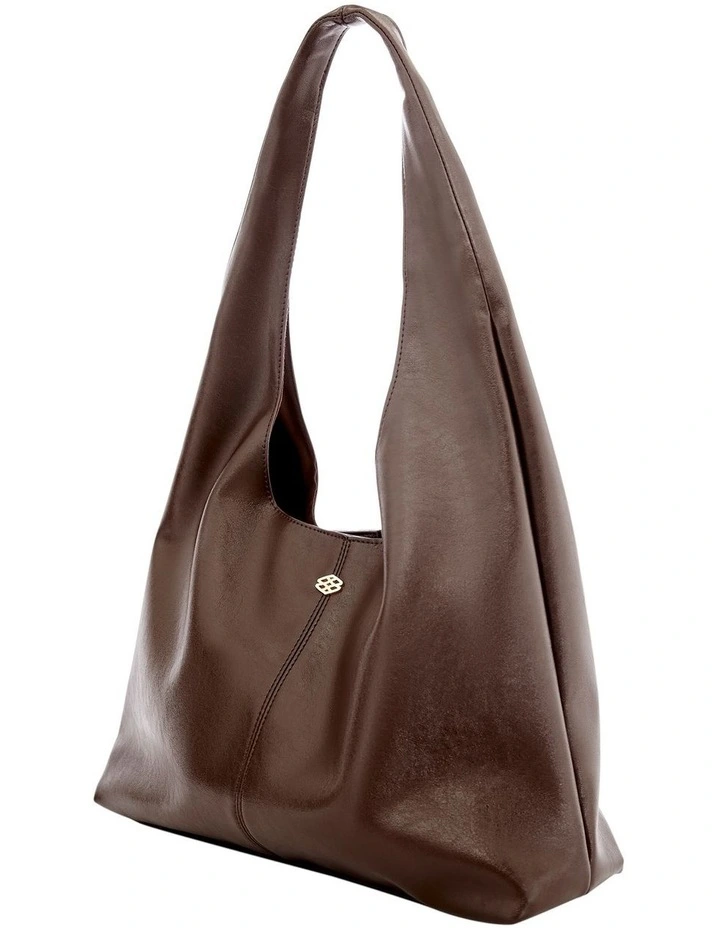 Nimble Hobo Bag in Chocolate Crinkle image 3