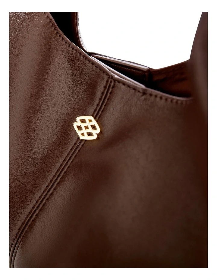 Nimble Hobo Bag in Chocolate Crinkle image 4