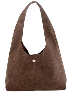 Nimble Hobo Bag in Chocolate Micro
