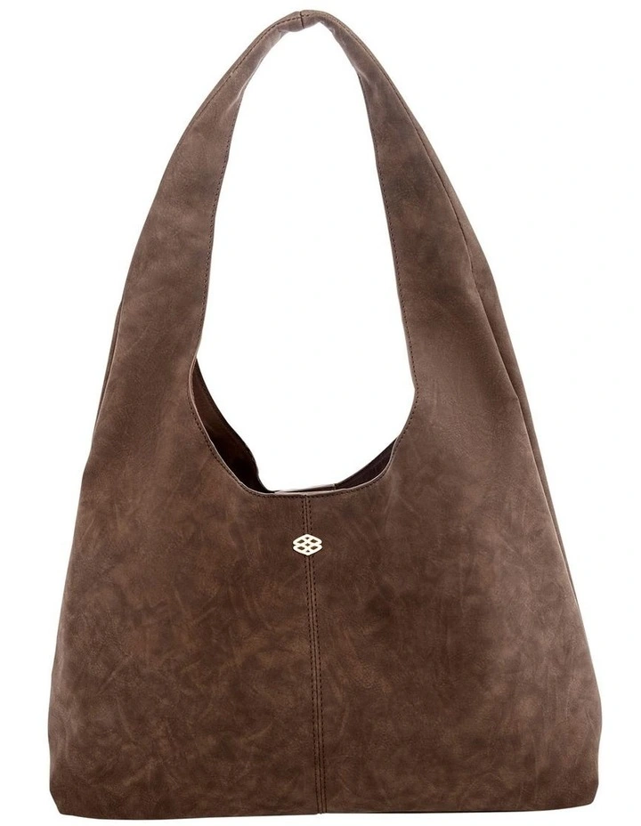 Nimble Hobo Bag in Chocolate Micro image 1