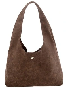 Nimble Hobo Bag in Chocolate Micro