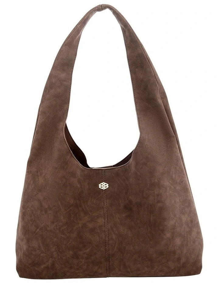 Nimble Hobo Bag in Chocolate Micro image 1