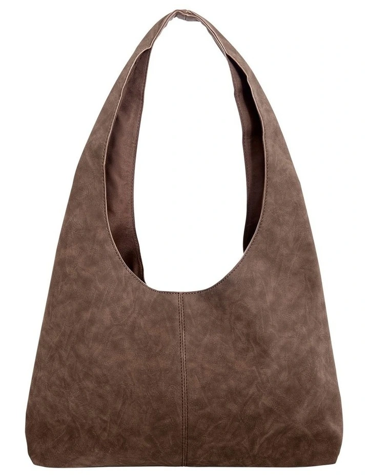 Nimble Hobo Bag in Chocolate Micro image 3
