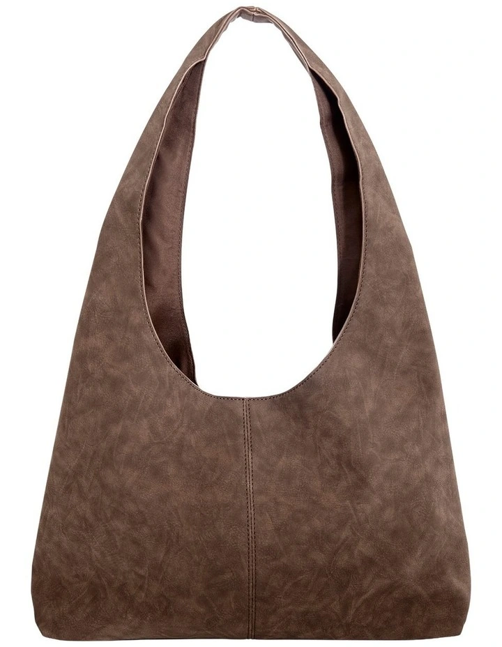 Nimble Hobo Bag in Chocolate Micro image 3