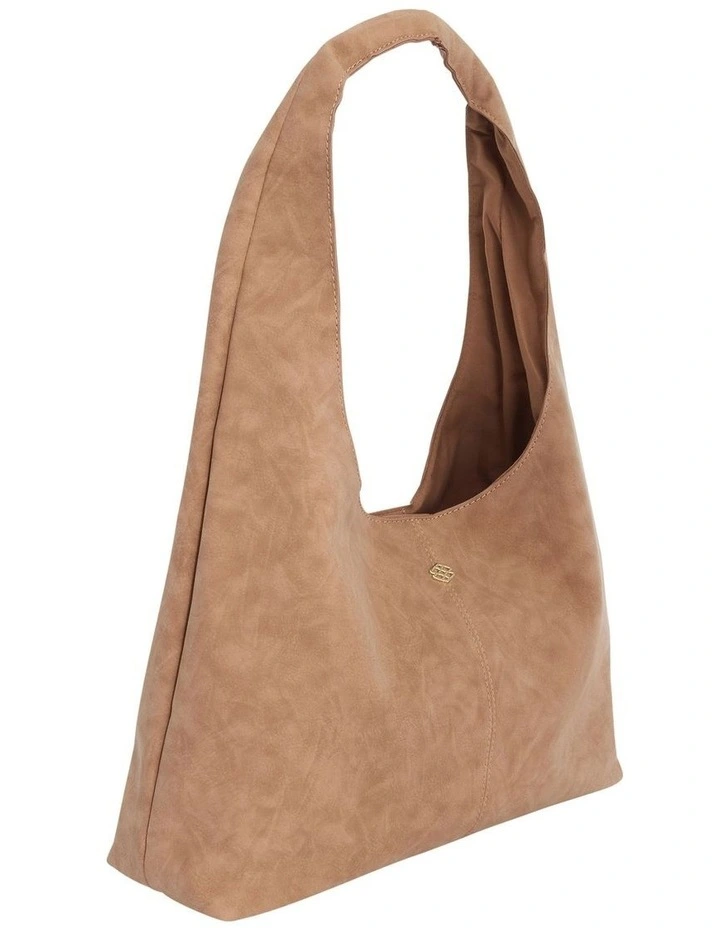 Nimble Hobo Bag in Tan Micro image 2