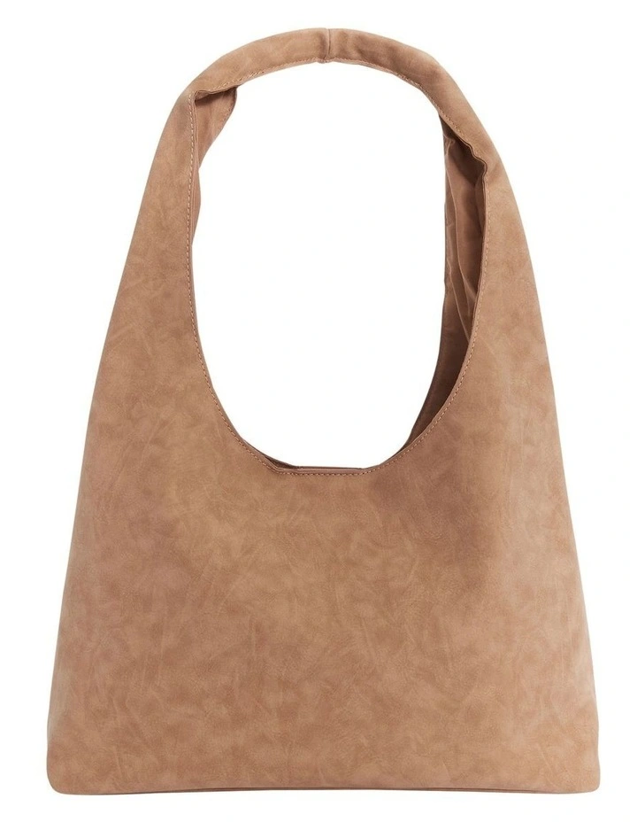 Nimble Hobo Bag in Tan Micro image 3