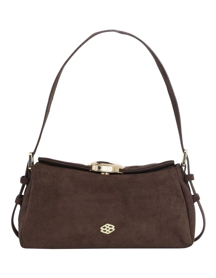 Nixie Shoulder Bag in Chocolate Micro image 1