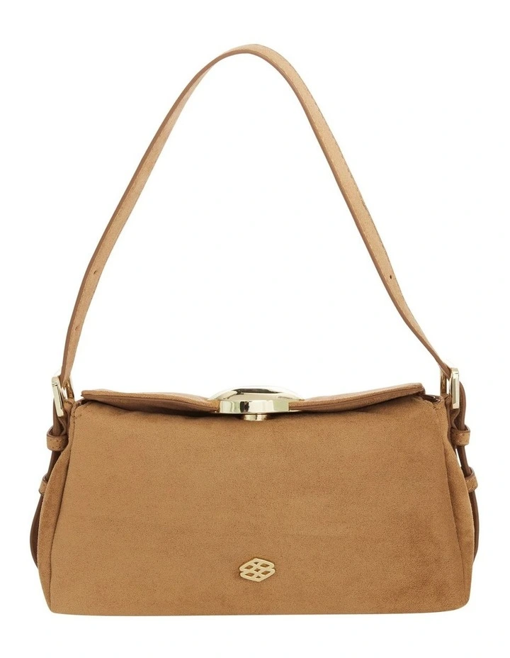 Nixie Shoulder Bag in Tan Micro image 1