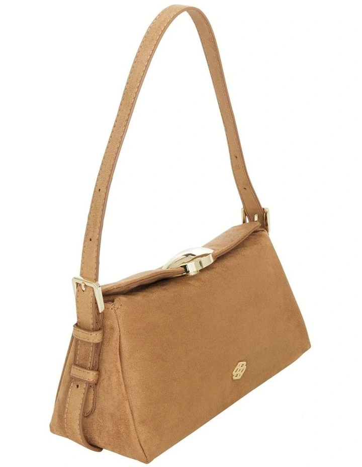 Nixie Shoulder Bag in Tan Micro image 2