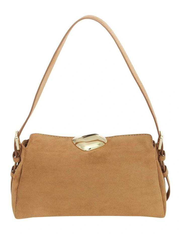 Nixie Shoulder Bag in Tan Micro image 3