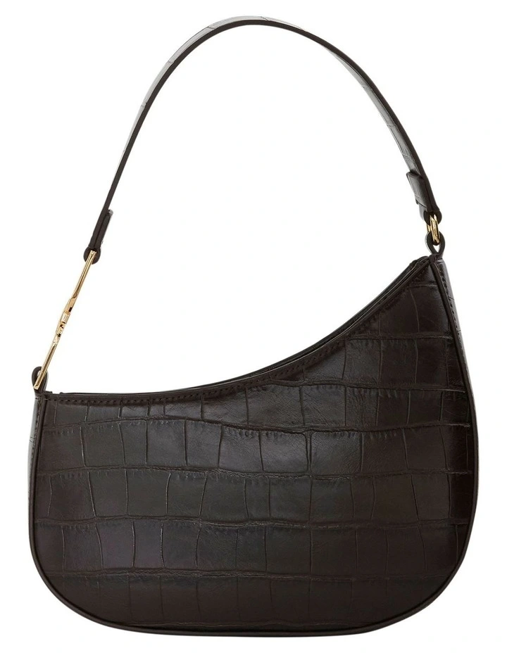 Nadia Bags in Chocolate Croc image 4