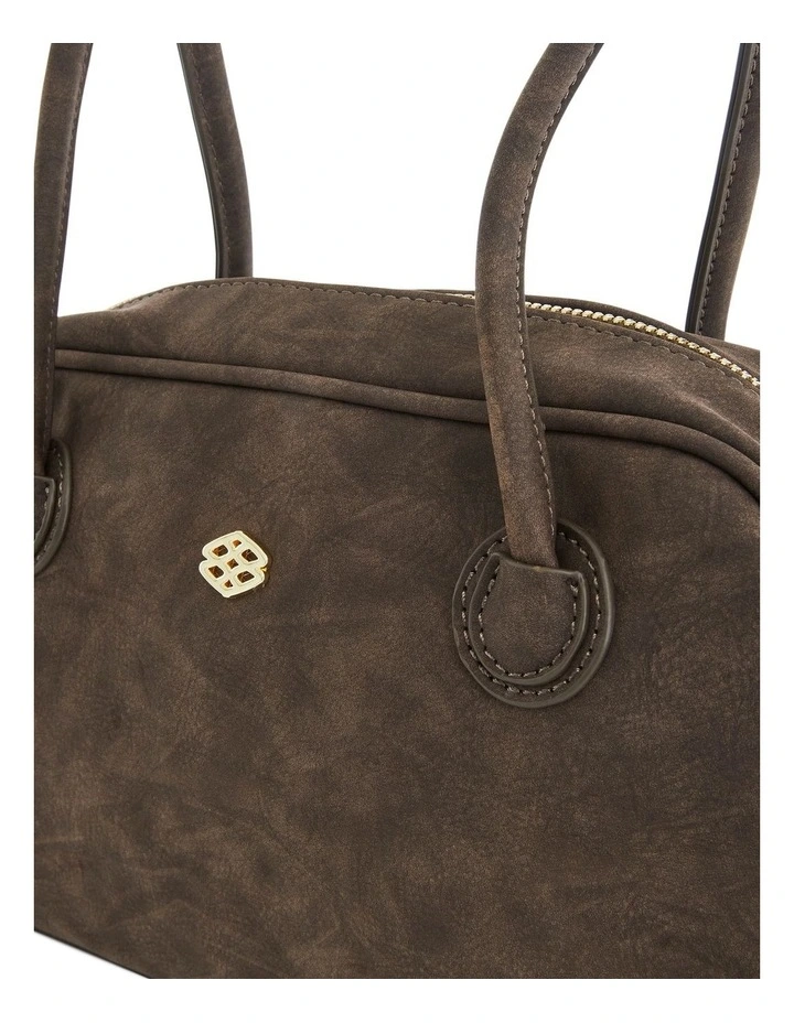 Nyra Bags in Chocolate Micro image 4