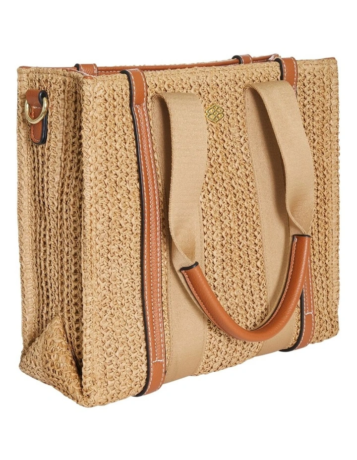 Sadie Bag in Natural Raffia image 3