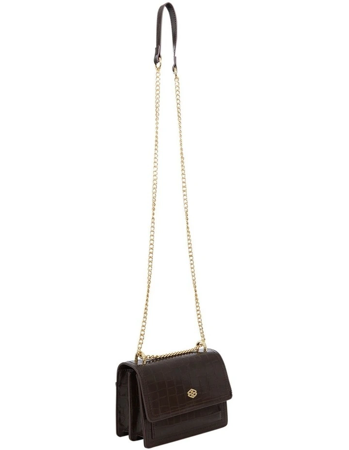 Jacki Shoulder Bag in Chocolate Coc image 3