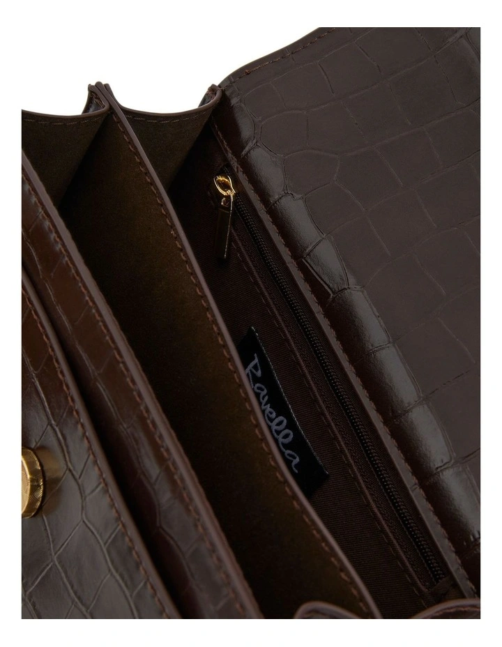 Jacki Shoulder Bag in Chocolate Coc image 4