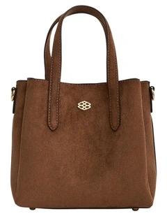 Jada Cross Body Bag in Tan Micro