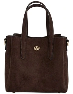 Jada Cross Body Bag in Chocolate Micro