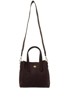 Jada Cross Body Bag in Chocolate Micro