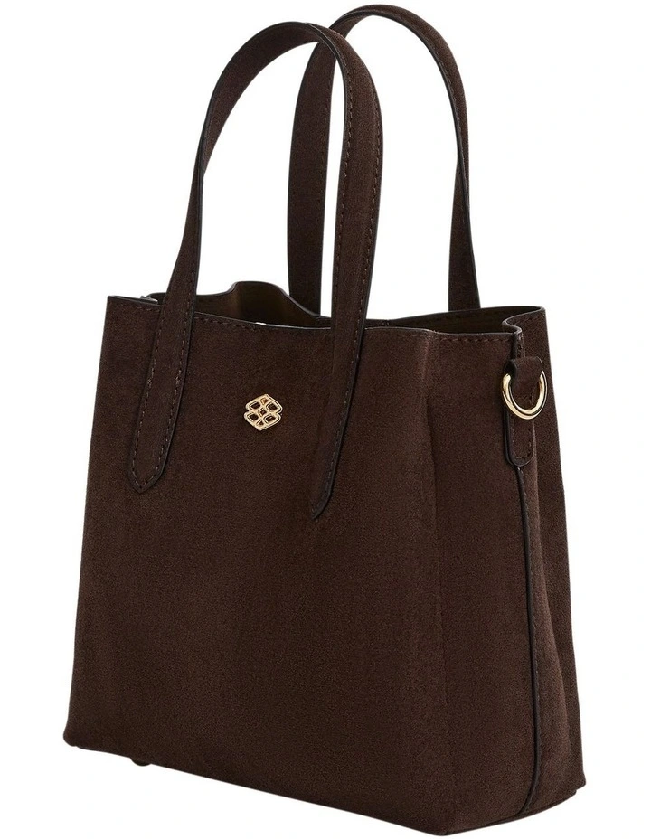 Jada Cross Body Bag in Chocolate Micro image 4