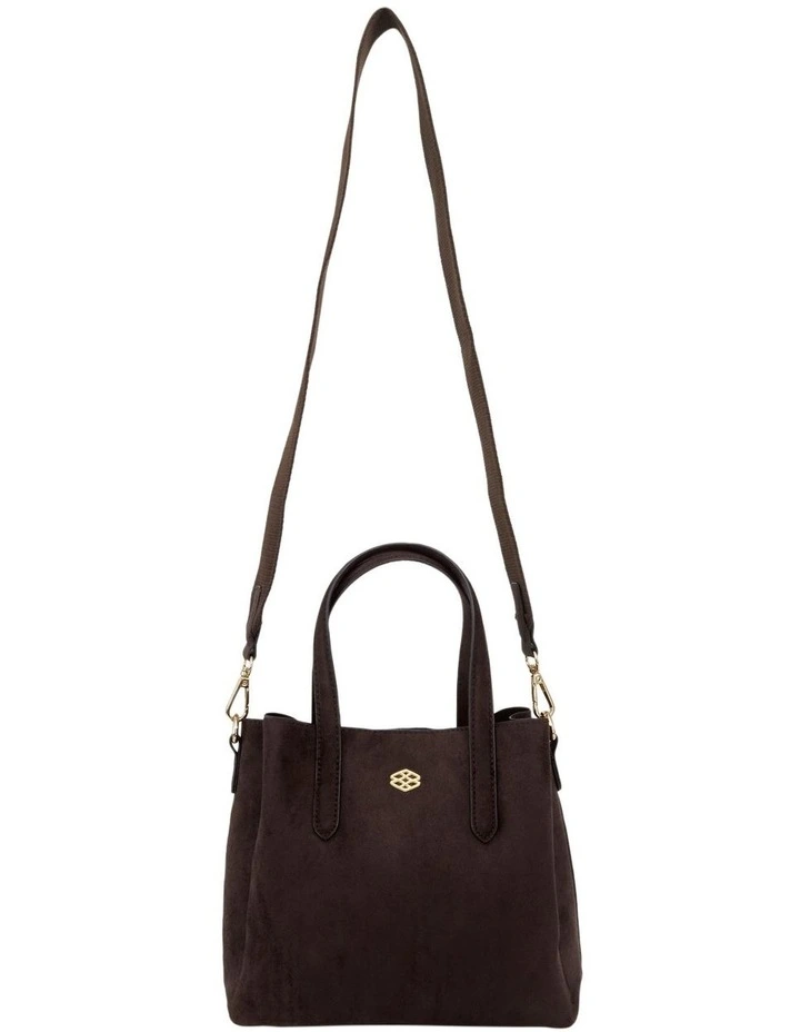 Jada Cross Body Bag in Chocolate Micro image 6