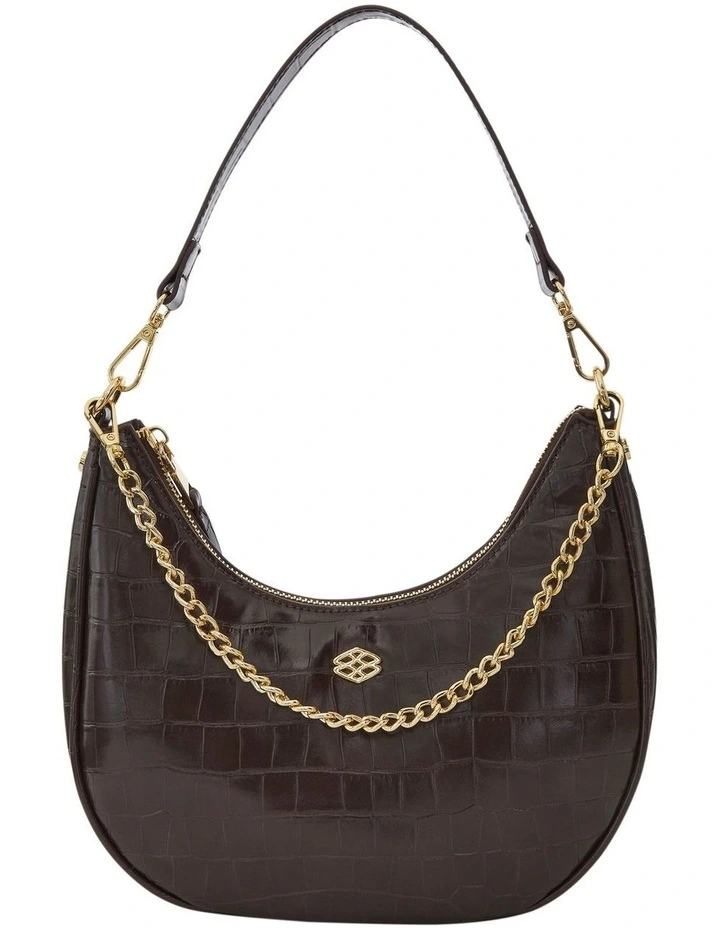 Julia Shoulder Bag in Chocolate Coc image 1