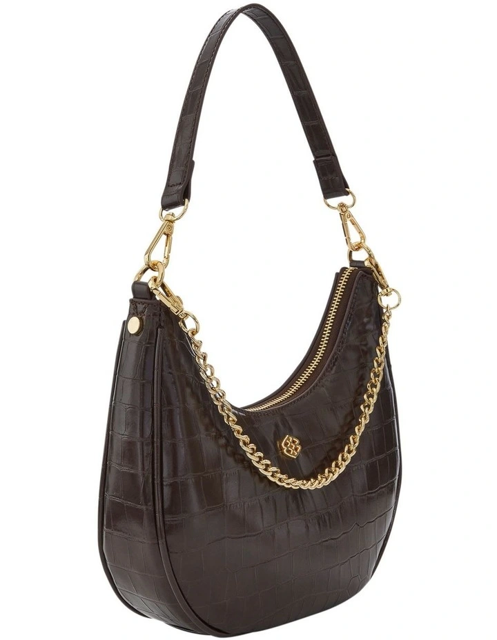 Julia Shoulder Bag in Chocolate Coc image 2