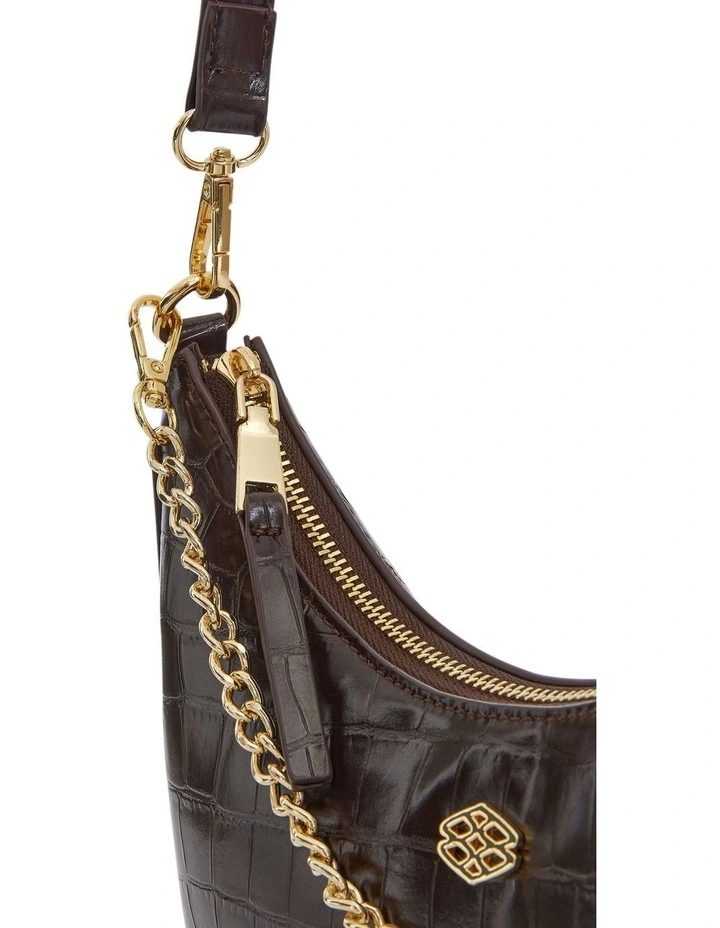 Julia Shoulder Bag in Chocolate Coc image 3