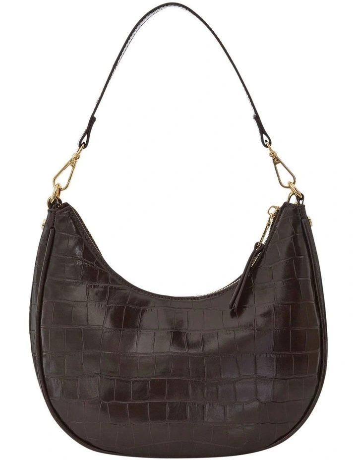 Julia Shoulder Bag in Chocolate Coc image 4