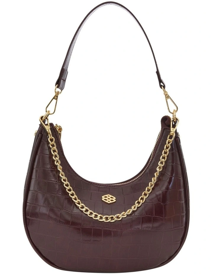 Julia Shoulder Bag in Bordeaux Coc image 1