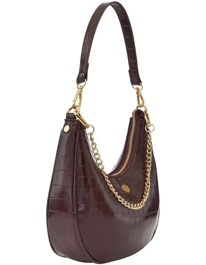 Julia Shoulder Bag in Bordeaux Coc image 2