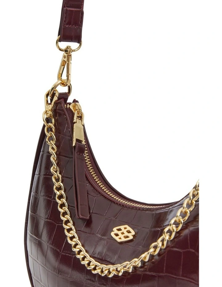 Julia Shoulder Bag in Bordeaux Coc image 3