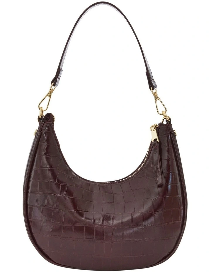 Julia Shoulder Bag in Bordeaux Coc image 4