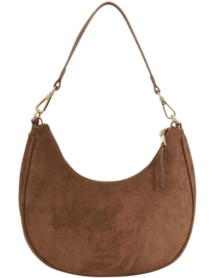 Julia Shoulder Bag in Tan Micro image 4